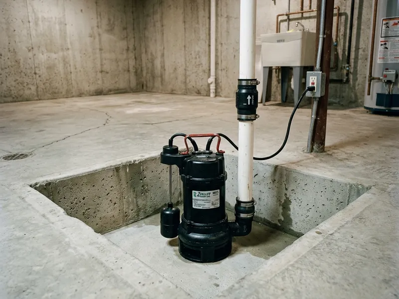 Sump Pump Installation Plumber in Van Meter, IA